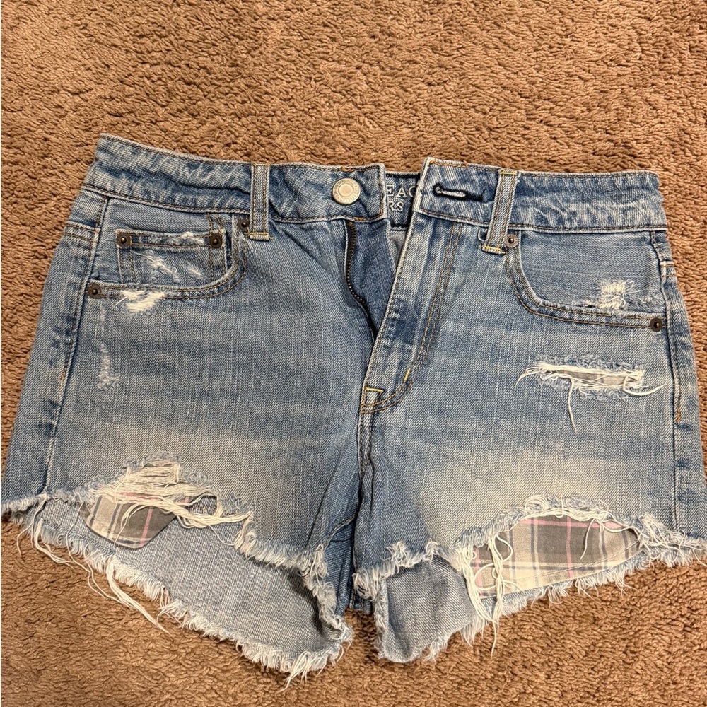 American Eagle Outfitters Light Blue Jean Shorts